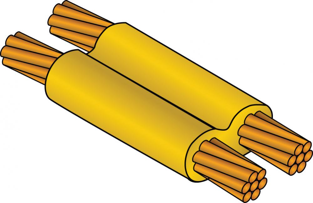 MOLD,CABLE,HORZ THRU PARALLEL SIDE BY SIDE