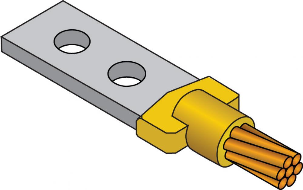 MOLD,CABLE TO BUS/LUG,HORZ SPLICE LUG FLAT