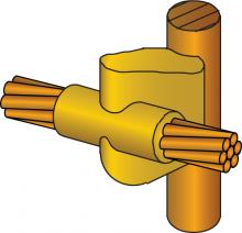 ERICO GYEP190Y4 - MOLD,CABLE TO GRD RODS OR OTHER ROUNDS