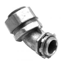 Bridgeport Fittings 449-SLT - 3/8" FE LT CONN, 45 DEG