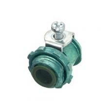 Bridgeport Fittings 570-GI - 3/8" GREEN INS HCF CABLE CONN