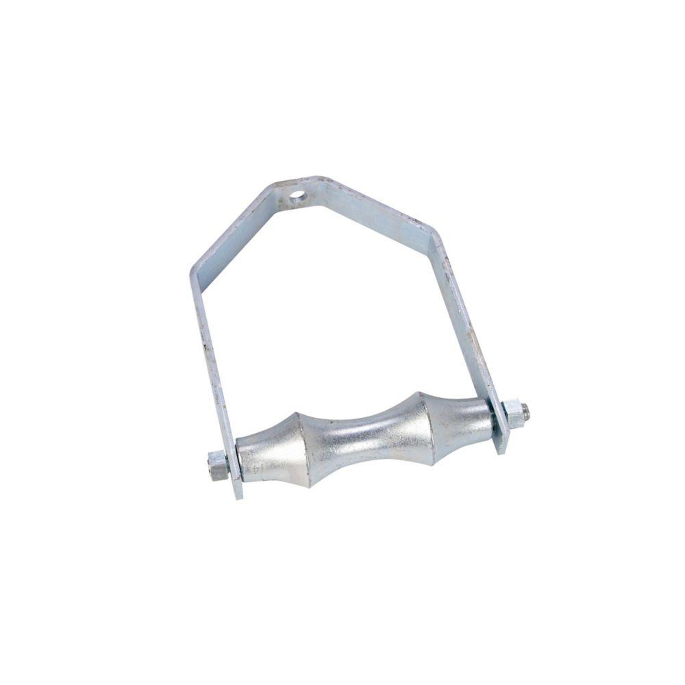 ADJUSTABLE STLL YOKE PIPE ROLL, 10", 7/8"