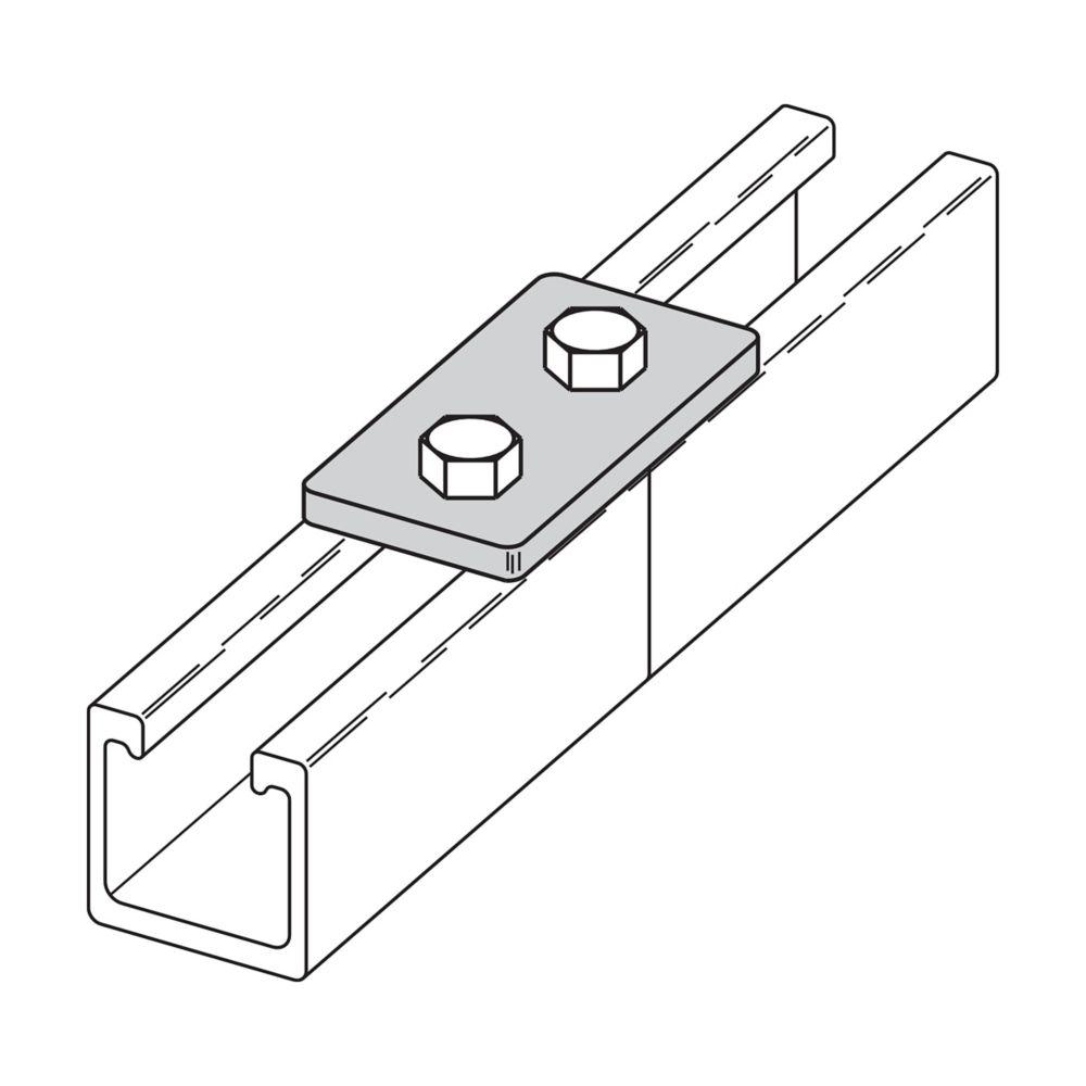 TWO HOLE SPLICE PLT, FIBERGLASS