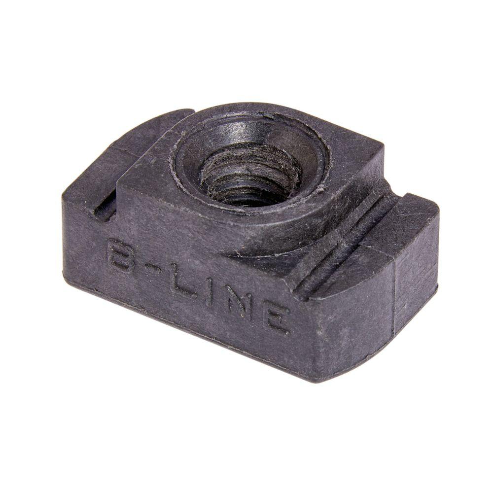 CHNL NUT, WO SPRING, 3/8"-16, FIBERGLASS, VI