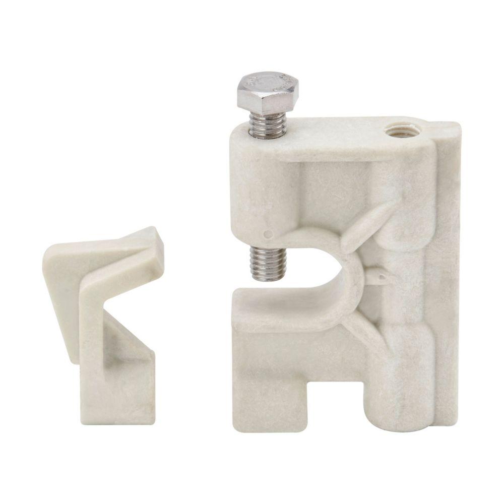 BM CLAMP, CLIP "CLUDED, 1/2"-13, FIBERGL