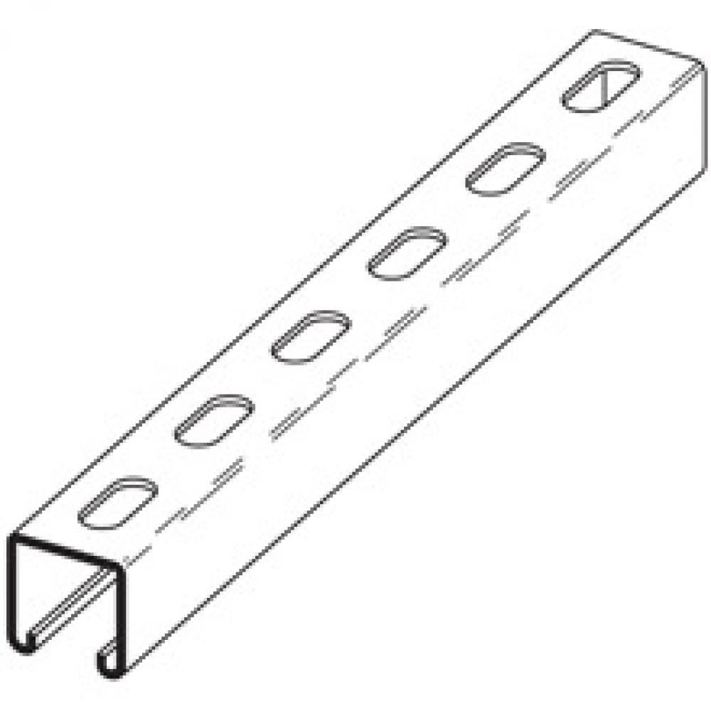 CHANNEL, 13/16-IN. X 1 5/8-IN., 9/16-IN. X 1 1/8