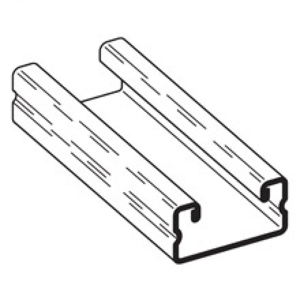 CHANNEL, 13/16-IN. X 1 5/8-IN., 16 GA., 120-IN.