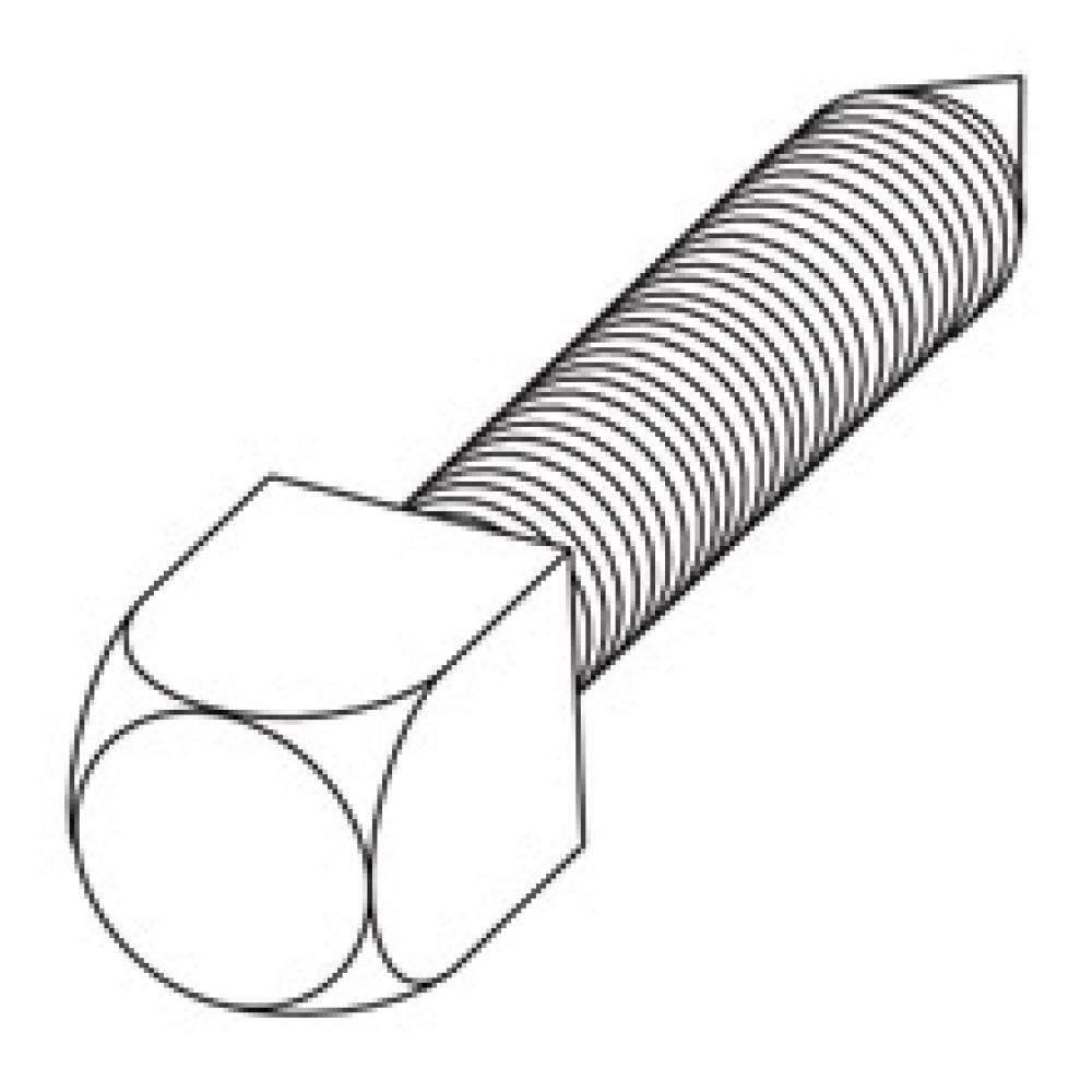 SQUARE HEAD CONE POINT SET SCREWS, 3/8-IN. X 1 1