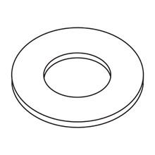 Eaton B-Line 1FWZN - FLAT WASHER, 1-IN., ZINC PLATED