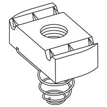 Eaton B-Line N575ZN - SPRING NUT, 3/4-IN.-10 THREAD, 3/8-IN. NUT