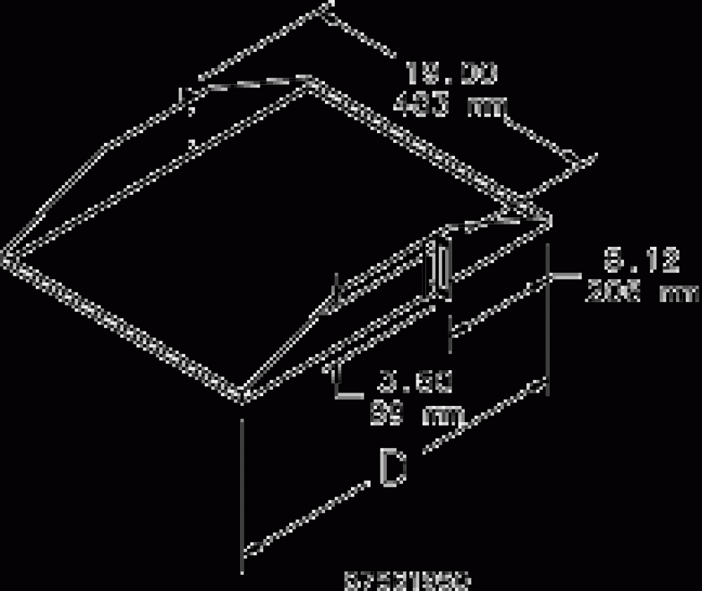 Cent Mt. Vent, 19inx18in 2RU