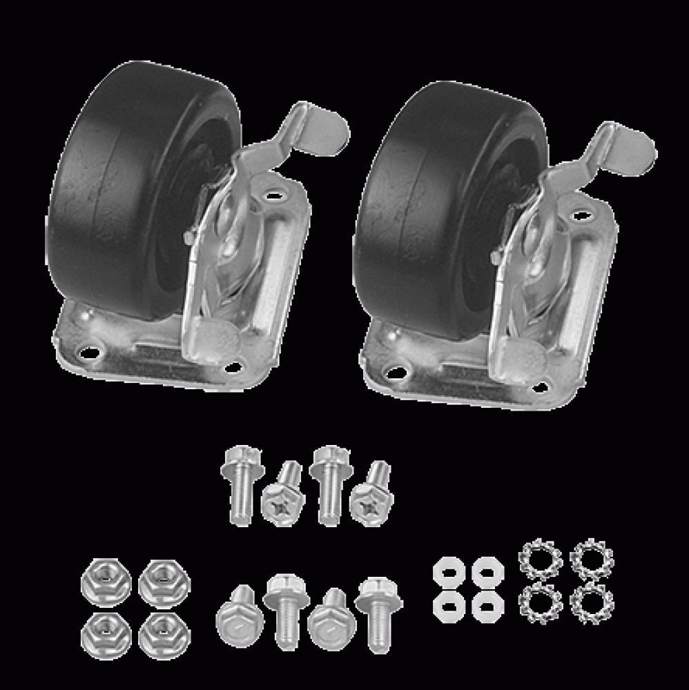 Caster Kit, swivel, 2
