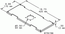 Pentair Hoffman CSB180 - Support Bracket