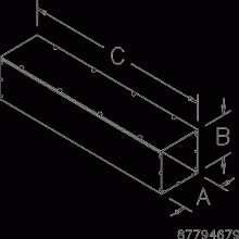 Pentair Hoffman F88T136GVWK - 8x8x36 Straight Section / KO