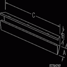 Pentair Hoffman F44G96 - 4x4x96 Straight Section