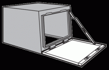 Pentair Hoffman PDS56F - Door, Upper Front