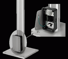 Pentair Hoffman FLOORPOSTSS - Vert. Arm Floorpost, Stainless