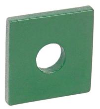 Southwire SW-3/8-G - Sq Strut Wshr 3/8" bolt Grn 1-5/8" 100pk