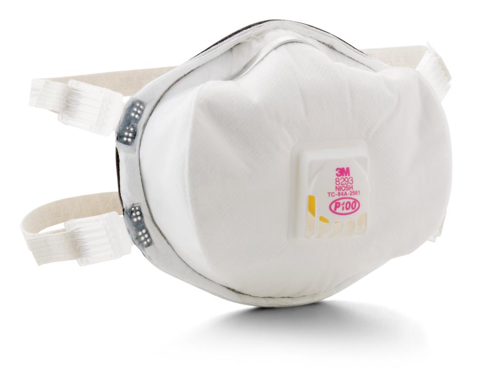 8293 P100 RESPIRATOR 1EA/BG 20BG/CS