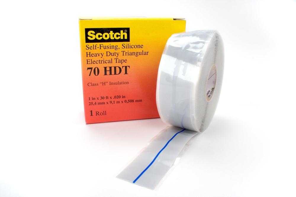 70 HDT, H. DUTY TRIANGULAR SILICONE TAPE