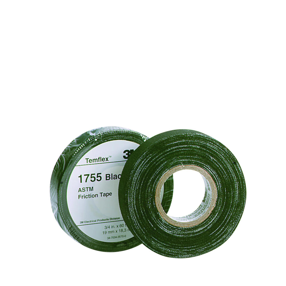 1755 3/4" X 60' FRICTION TAPE BLACK (IN)