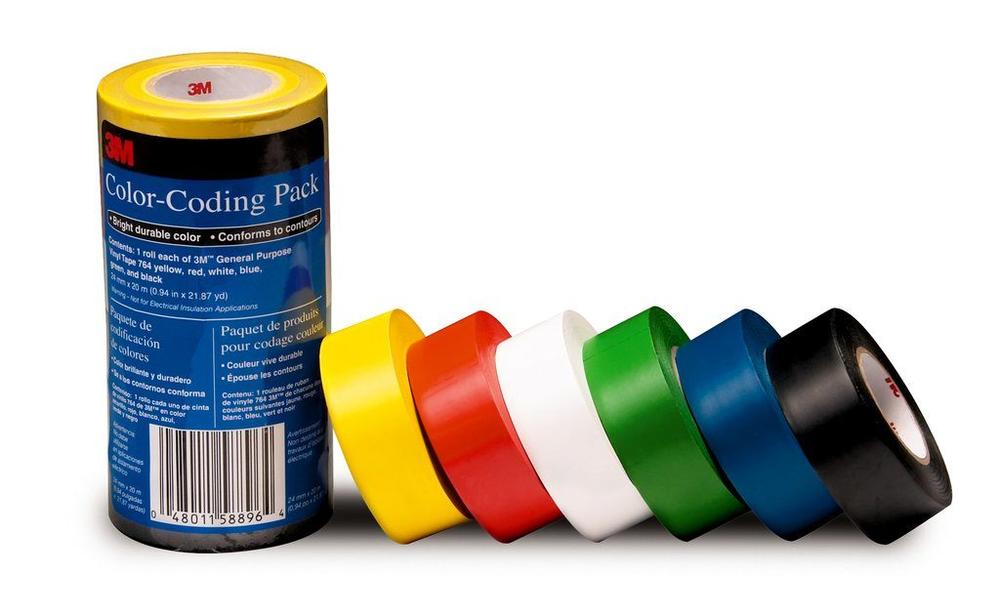 764 COLOR CODING PACK 6 RL/PACK 6 PK/CS