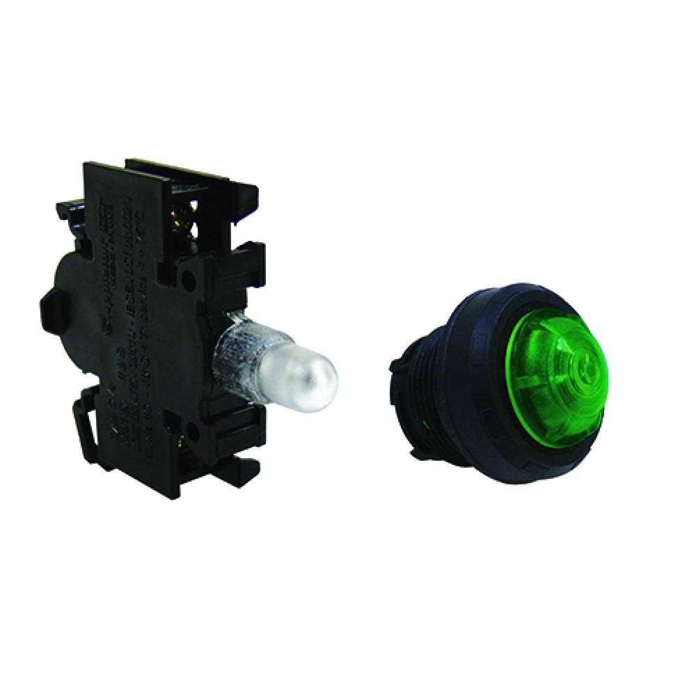 PILOT LIGHT GREEN