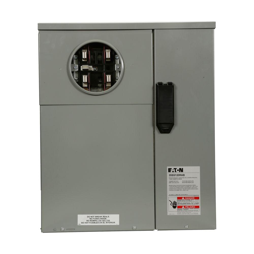 3PH,5 JAW SAFE SKT,1 SCKT,200A CU,PH AB