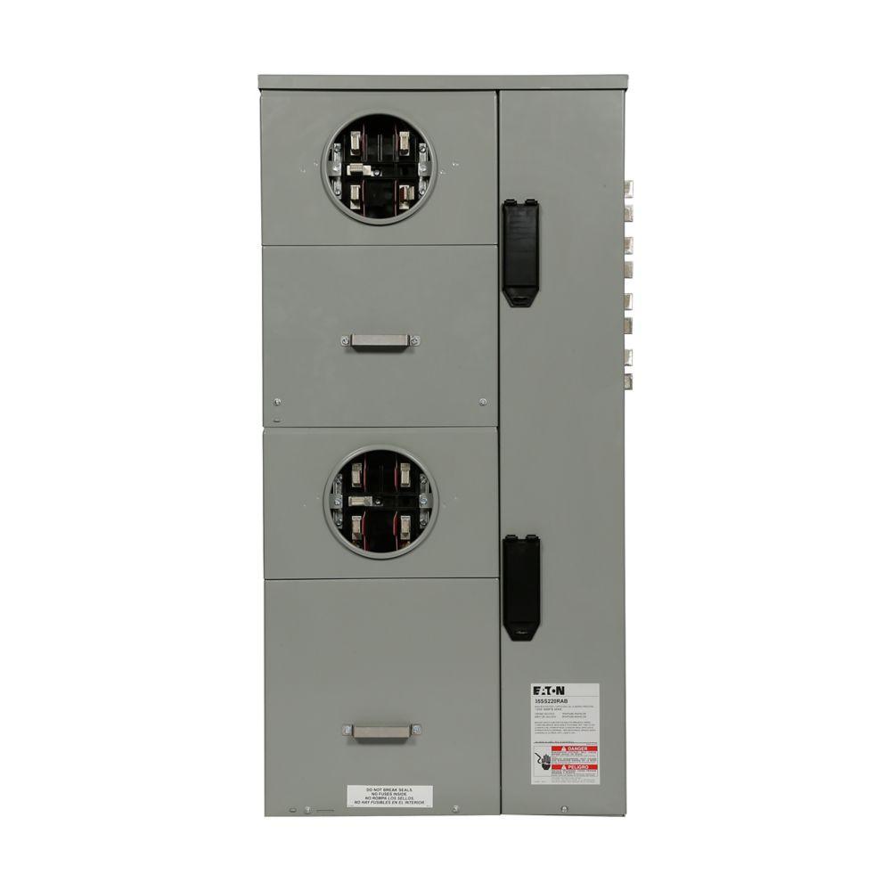 3PH,5 JAW SAFE SKT,2 SCKT,200A CU,PH AB