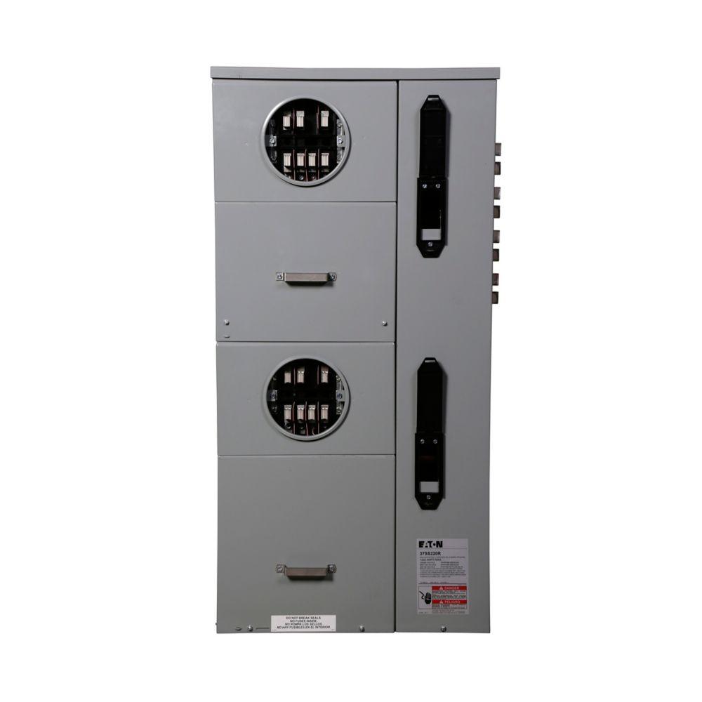 3PH, 7 JAW SAFETY SOCKET, 2 SOCKET, 200A