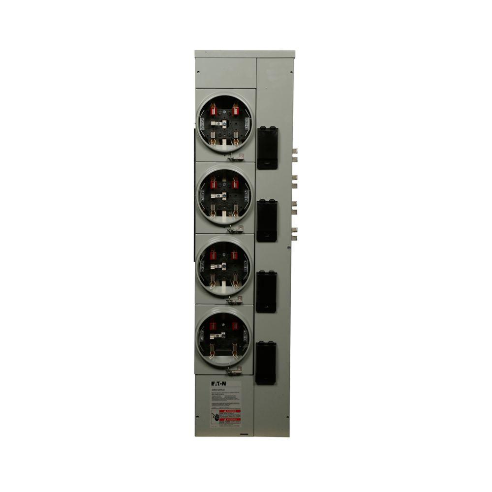 3PH RINGLESS W/HBP, 125A 4-HIGH