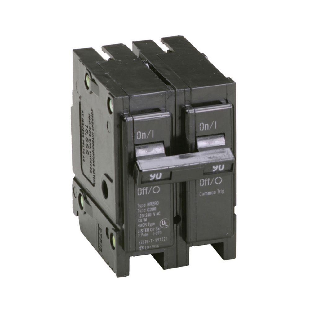 Type BR Breaker 90A/2 Pole 120/240V 10K