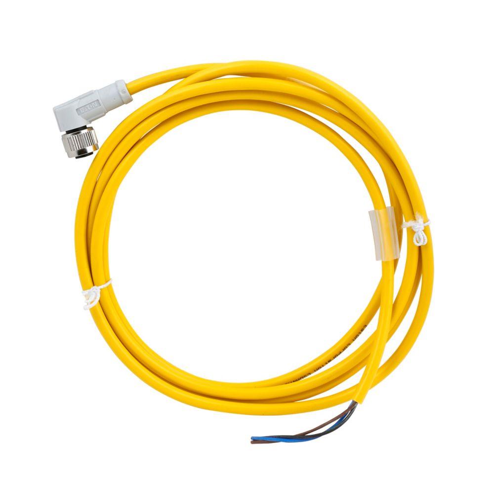 CORDSET,DC,RA,4P 3W,2M,YEL