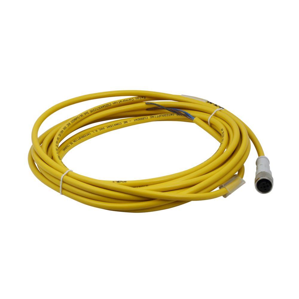 CORDSET,DC,4P 3W,10M,YEL