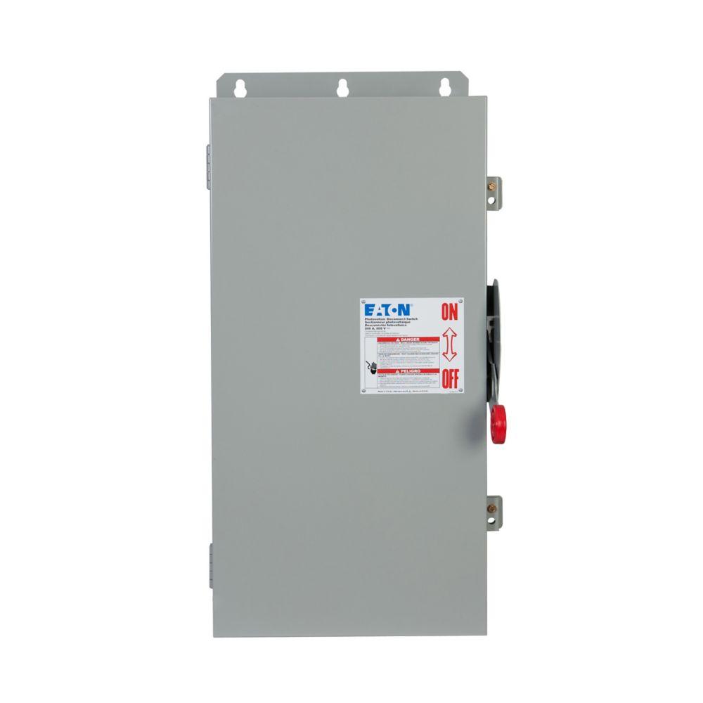 DC DISC, 200 A, NEMA 4, 600 Vdc, 3-pole