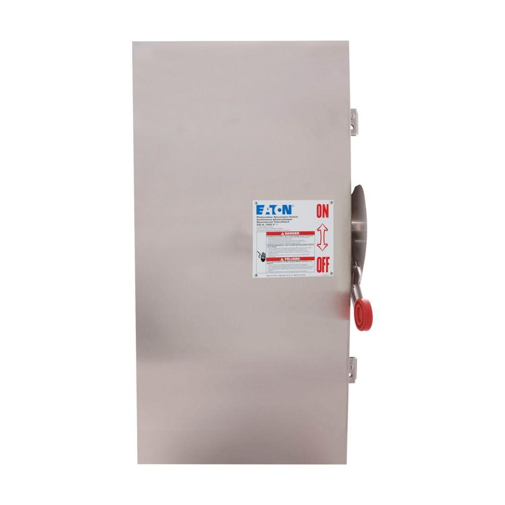 DC DISC, 200 A, NEMA 4X, 600 Vdc, 4-pole