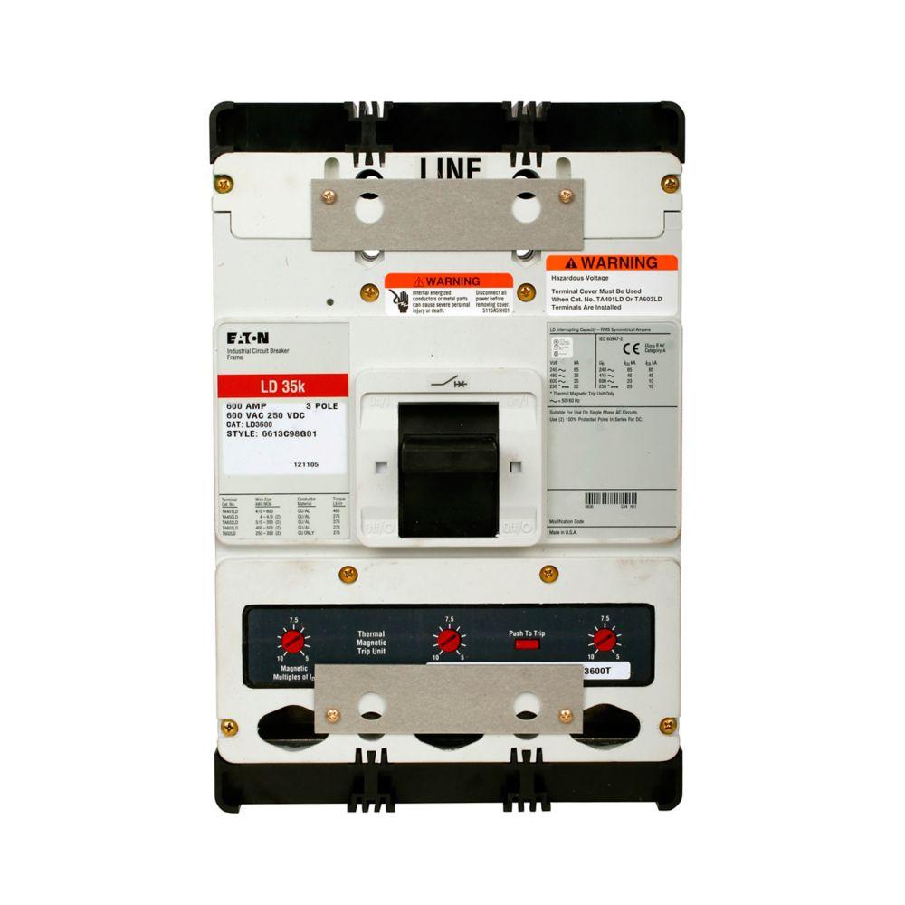 600 A MAX MCCB SW WITH CW TERMINALS