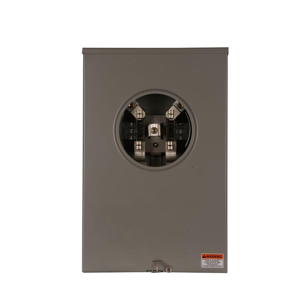 MtrSkt,200A,Ringless,4-Jaw,OH/UG,Horn BP