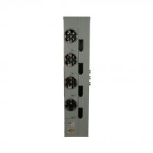 Eaton 1MM420RRLBCPS - 1PH MTR STACK,4SKT,200A,RINGLESS W/HORN