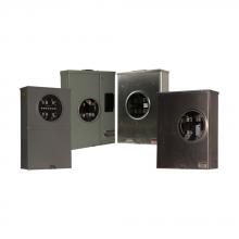 Eaton UTT6H52393TTCH - MtrSkt,200A,Ringless,5-Jaw,OH/UG,6-Gang