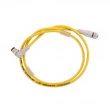 Eaton CSDR4A4CY2201-D - CORDSET,ST F,RA M,DC,4P 4W,22GA PVC Y,1M