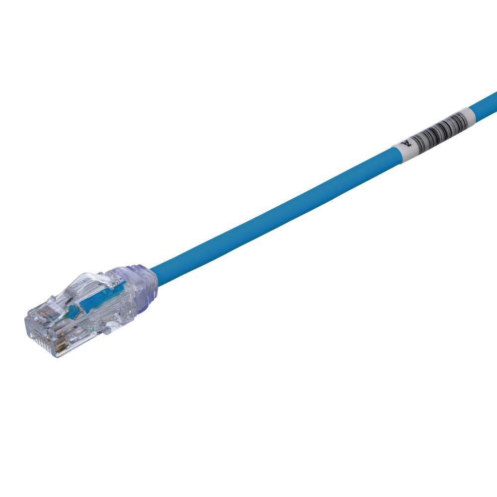 Cat 6A 28 AWG UTP Copper Patch Cord, 5 m, Black