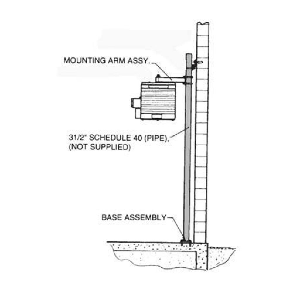 15-24KW Pipe Mt Kit for HLA