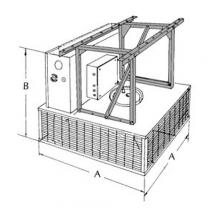 TPI A1600 - Downflow Htr Ceil Mtg Bkt 5-20KW Models
