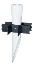 RAB Lighting MPM19W - MIGHTY POST 19IN 3IN DIAM METAL CAPWHT