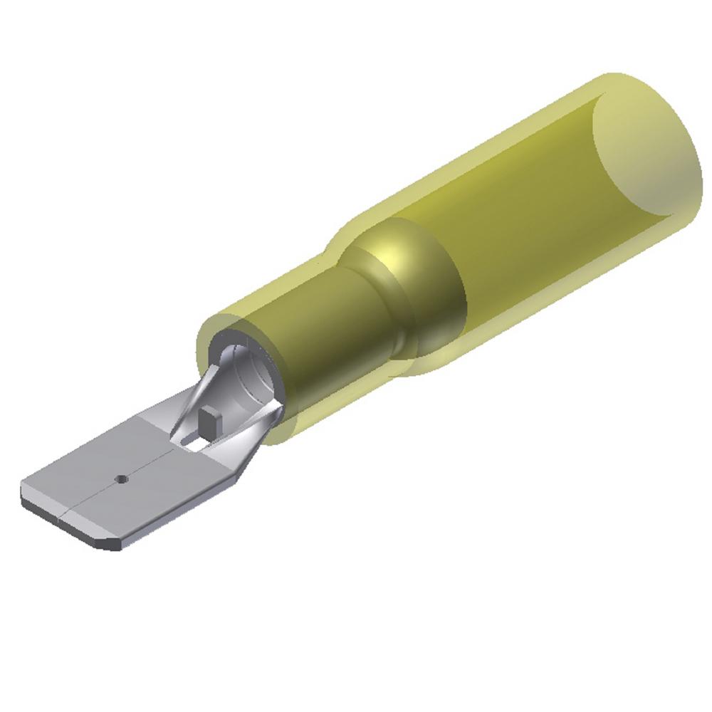 Heat shrink conctr,Male qck discnct
